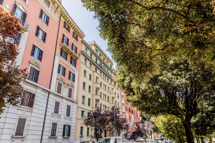Apartment interior in Prati near the Vatican, Rome