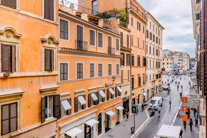 Loft interior near the Spanish Steps, Rome