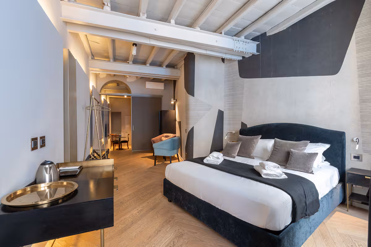 Loft interior near the Spanish Steps, Rome
