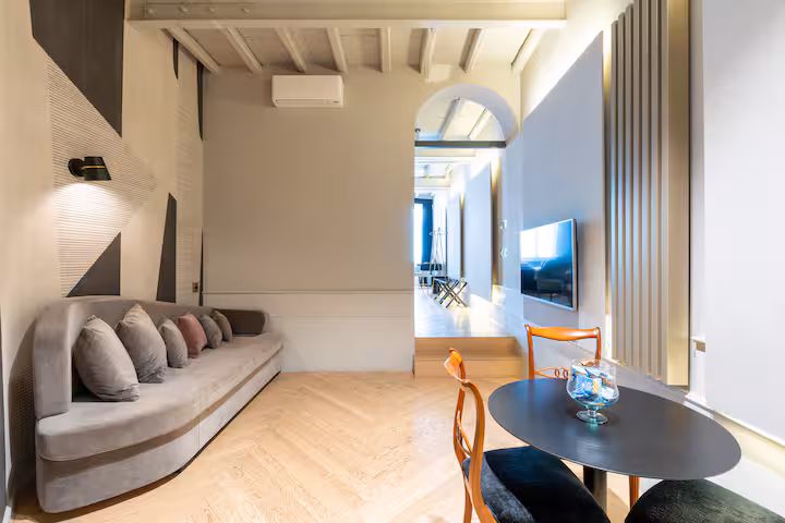 Loft interior near the Spanish Steps, Rome