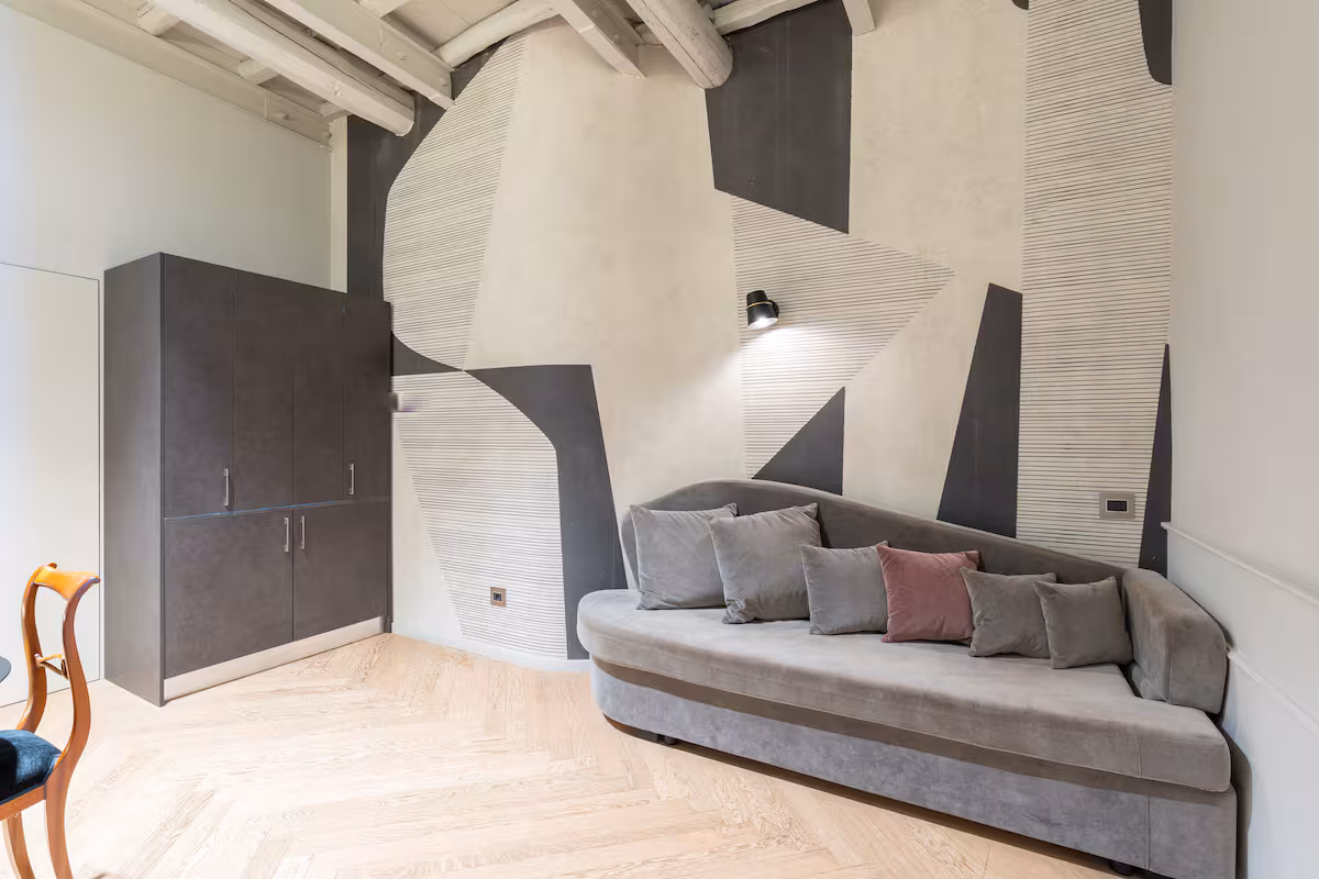 Loft interior near the Spanish Steps, Rome