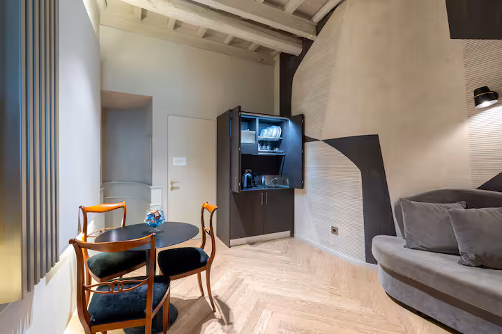 Loft interior near the Spanish Steps, Rome