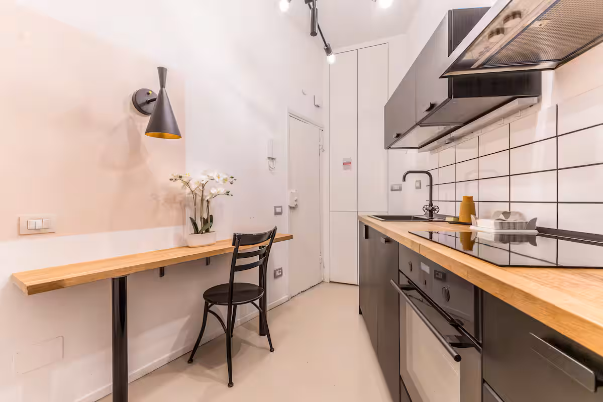 Apartment interior near Piazza Navona, Rome historic centre