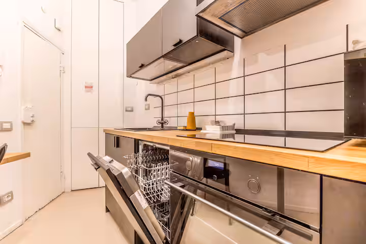 Apartment interior near Piazza Navona, Rome historic centre