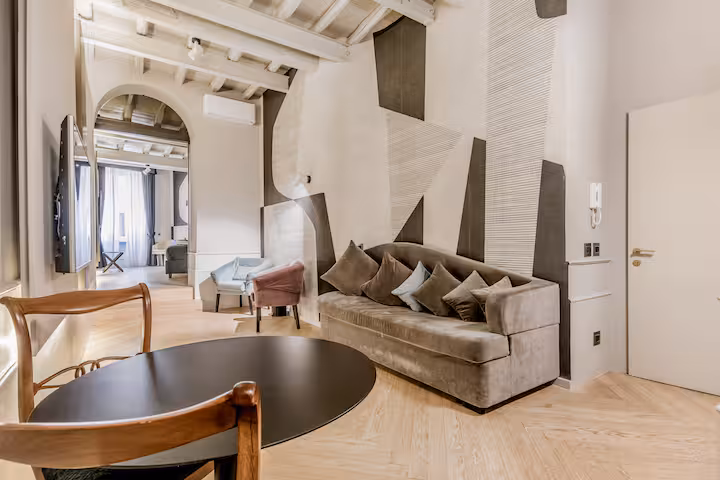 Loft interior near the Spanish Steps, Rome
