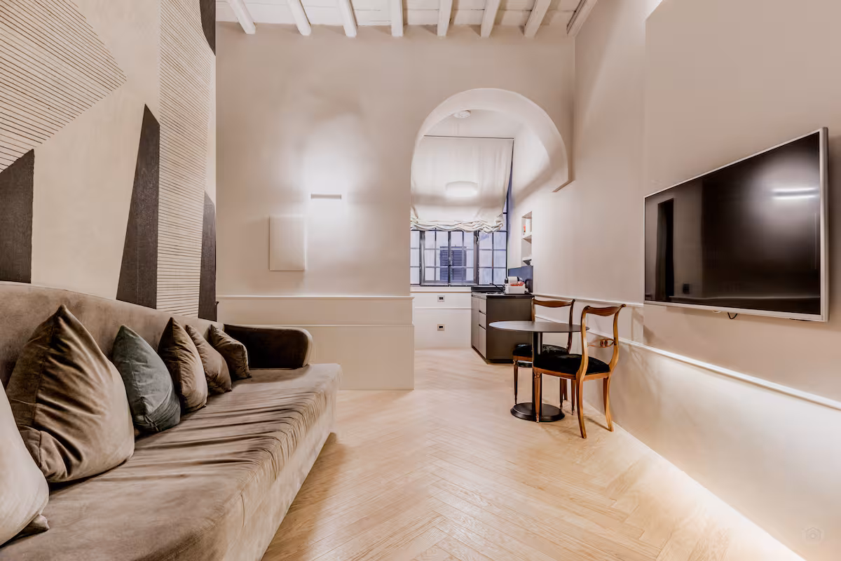 Loft interior near the Spanish Steps, Rome